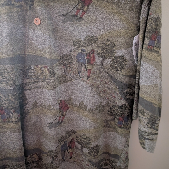 Vintage Men's Gray Polo Shirt - Picture 5 of 5